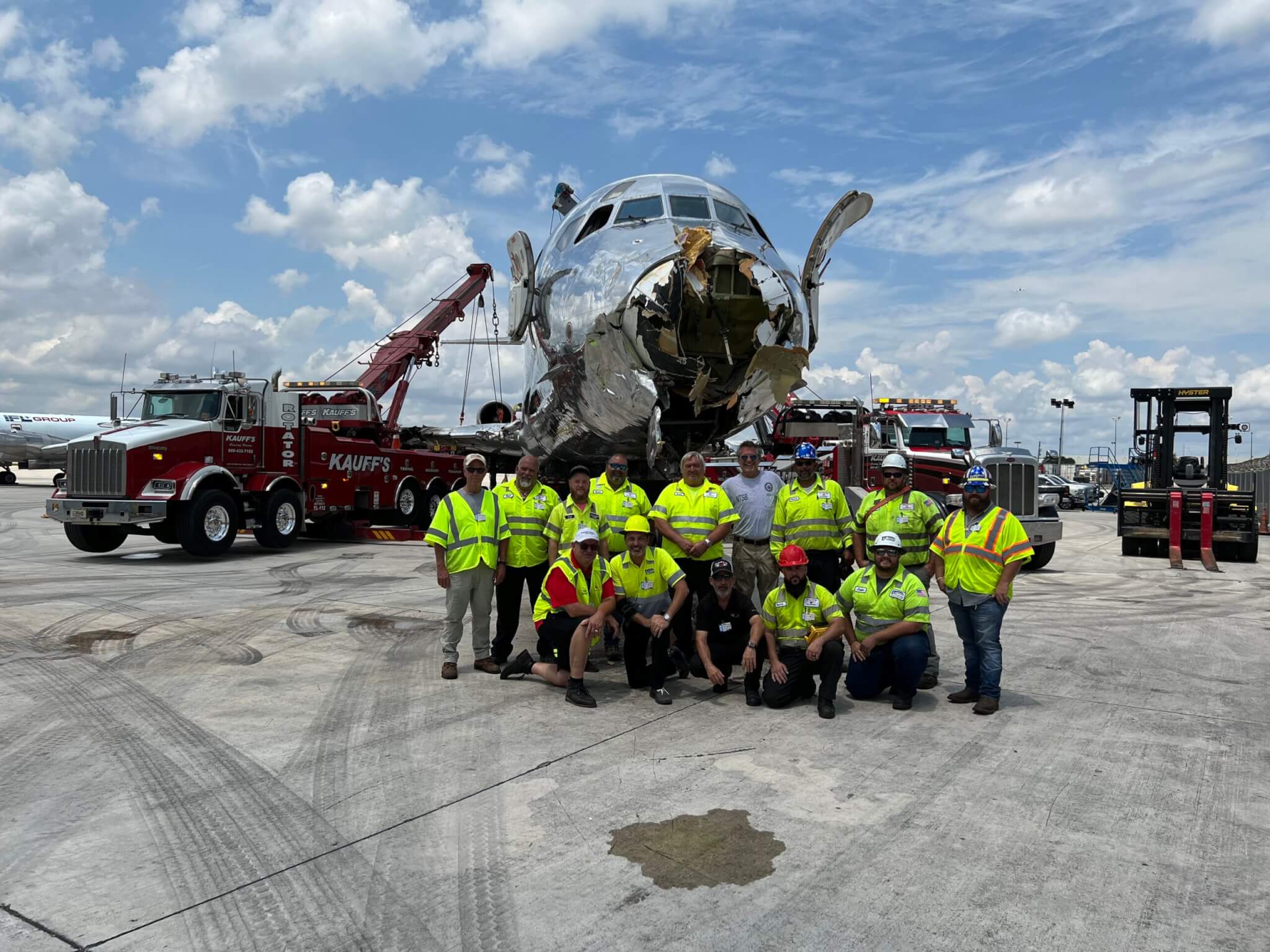 Guardian Fleet Services Aircraft Recovery at MIA on June 21, 2022