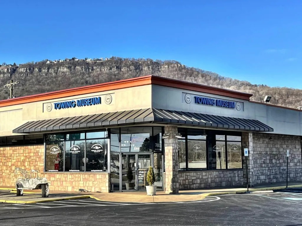 Exterior shot of International Towing & Recovery Hall of Fame Museum