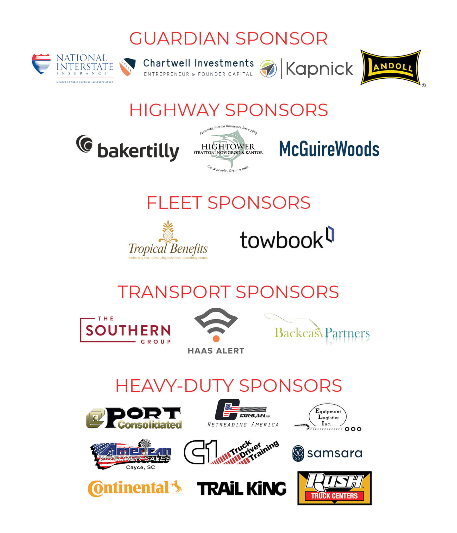 leadership conference sponsors 