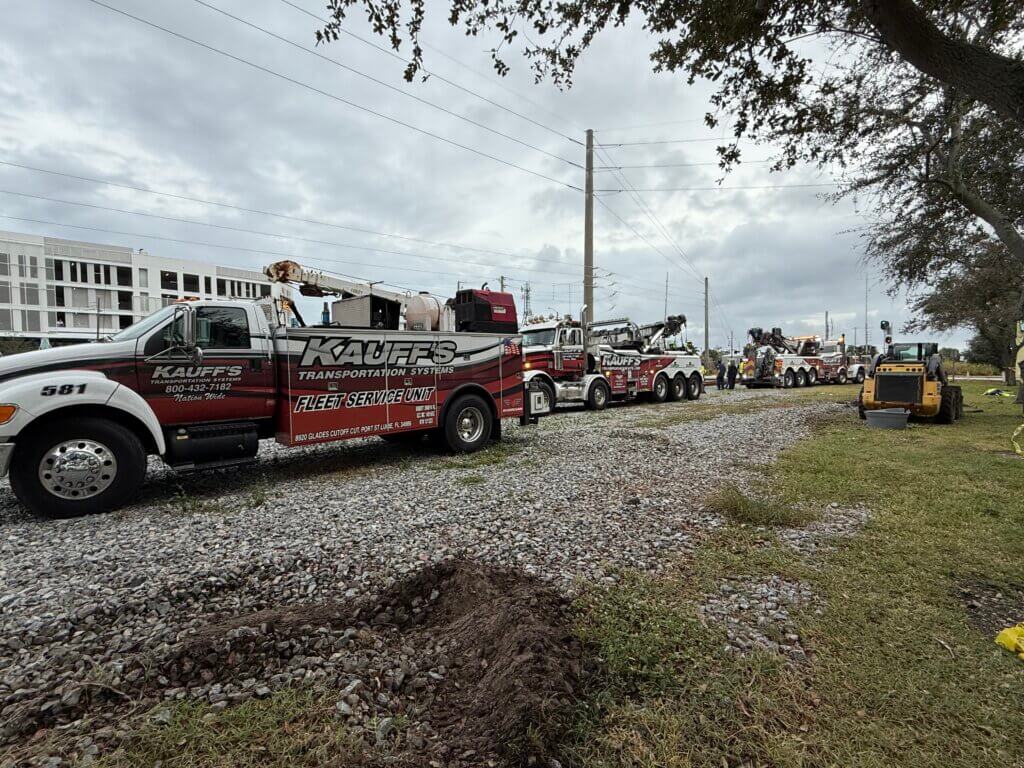 Brightline Train and Fire Truck Collision Recovery Delray Beach