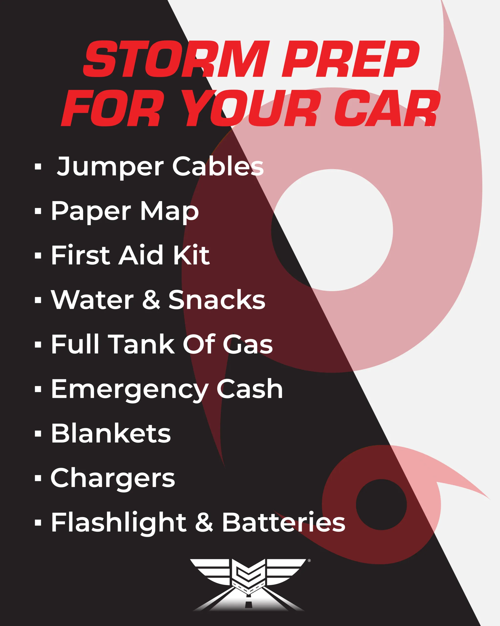 Hurricane season driver storm kit — essential items for your vehicle in Florida