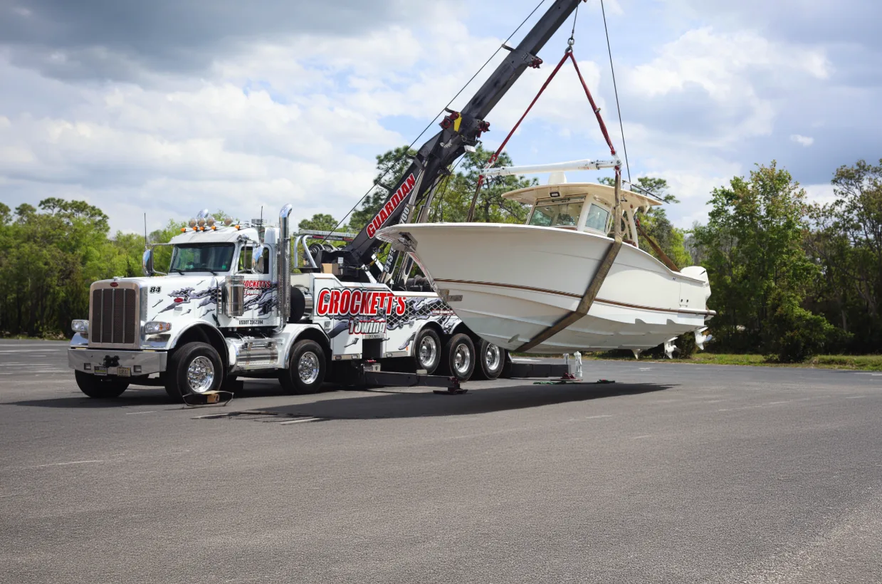 Marine recovery operation — Guardian Fleet Services water recovery Florida