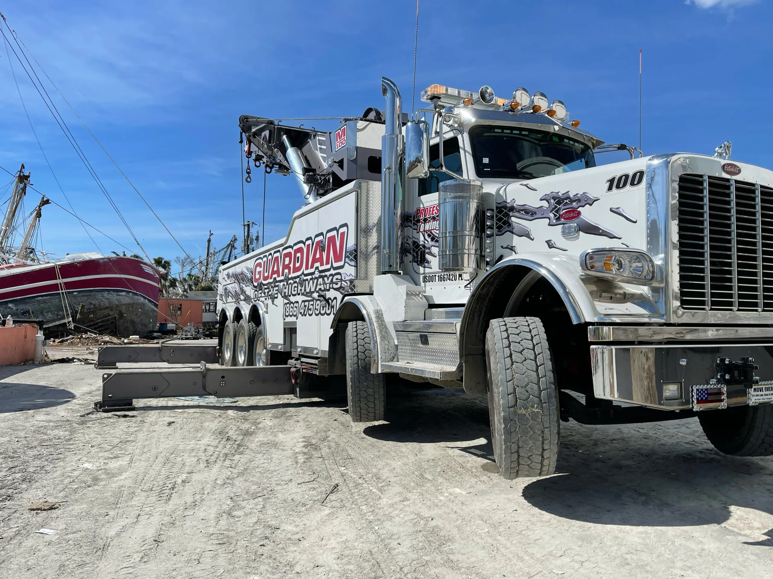 Water recovery services — heavy equipment recovery Florida hurricane season